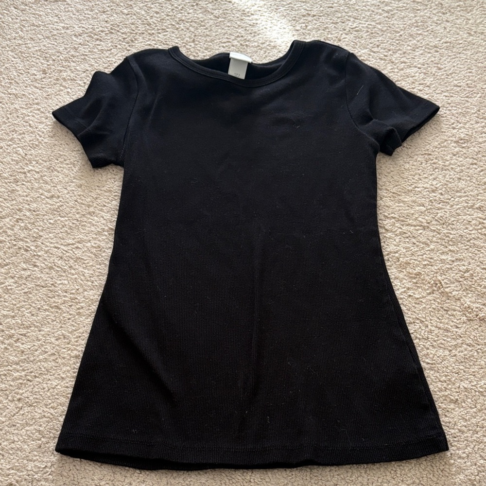 H&M Black Short Sleeve Tee